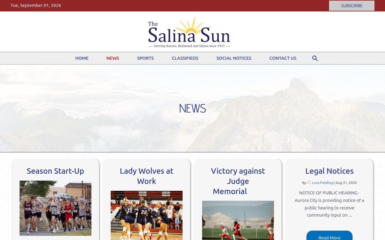 Salina Sun Sevier County crime news archive